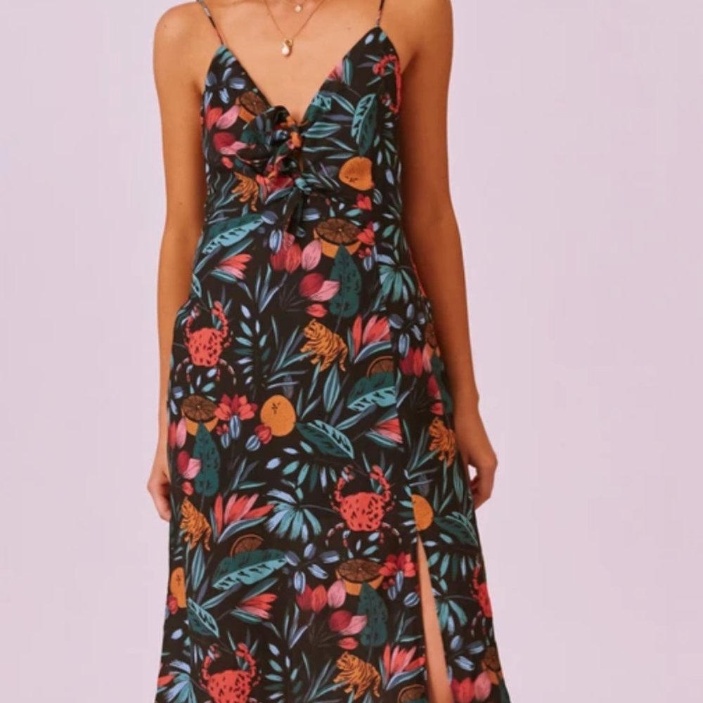 Finders Keepers Sally Dress Black Tropical size S